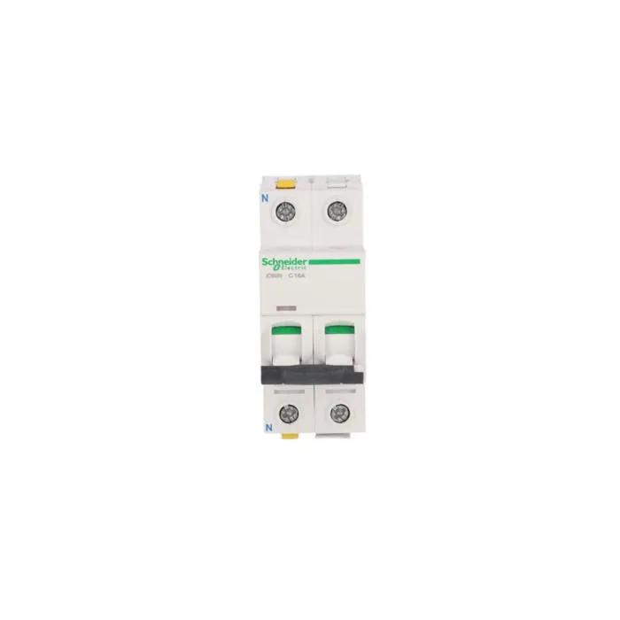 schneider circuit breaker a9f04616 16a 1p+n