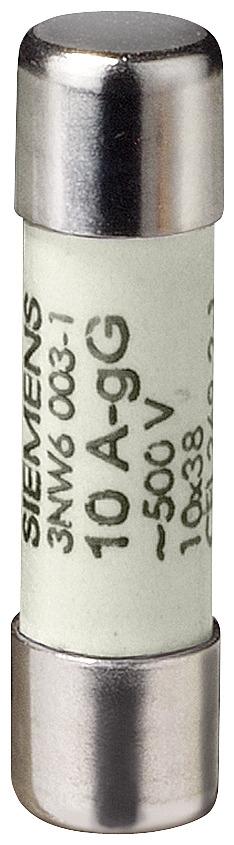 siemens cylindrical fuse 3nw6003-1 10a 500v