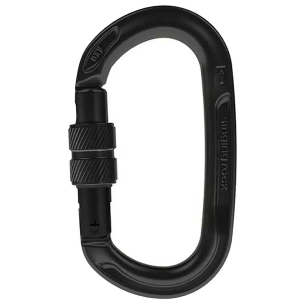 singing rock carabiner oxy triple lock black