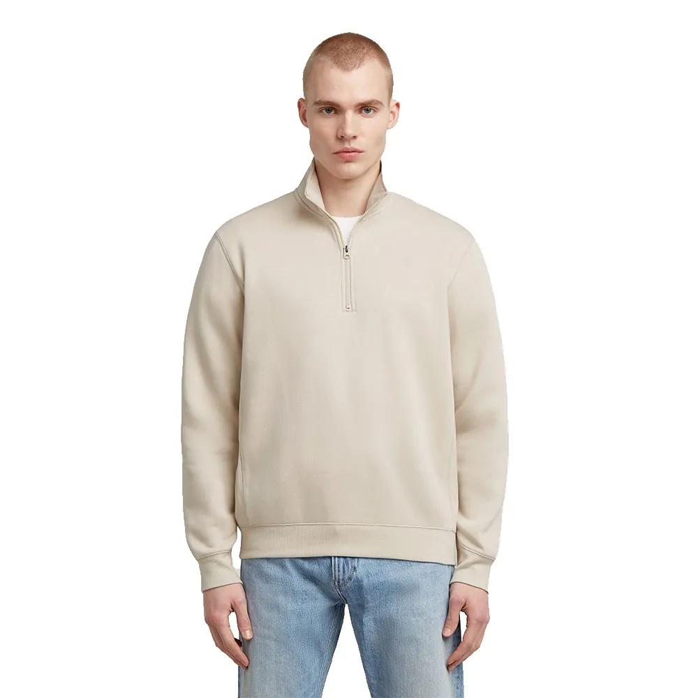 g-star sweatshirt premium core half zip whitebait s