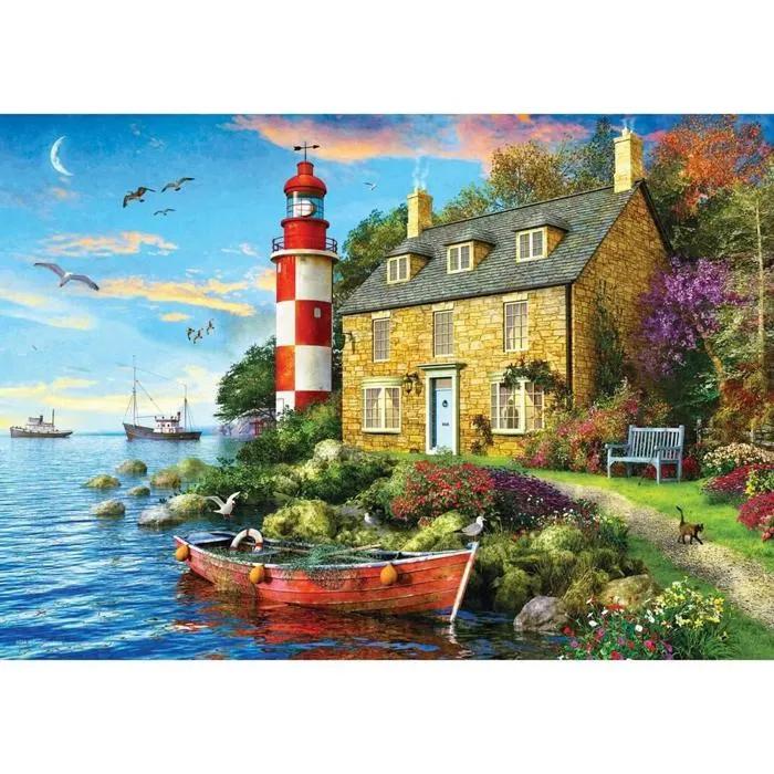 eurographics puzzle cottage lighthouse 104 pieces