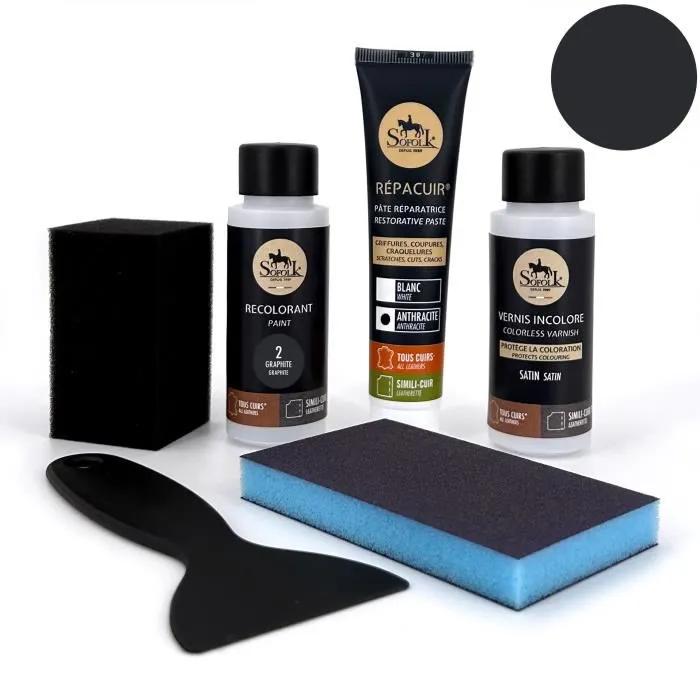 sofolk leather renovation kit 2-graphite 0.5m2