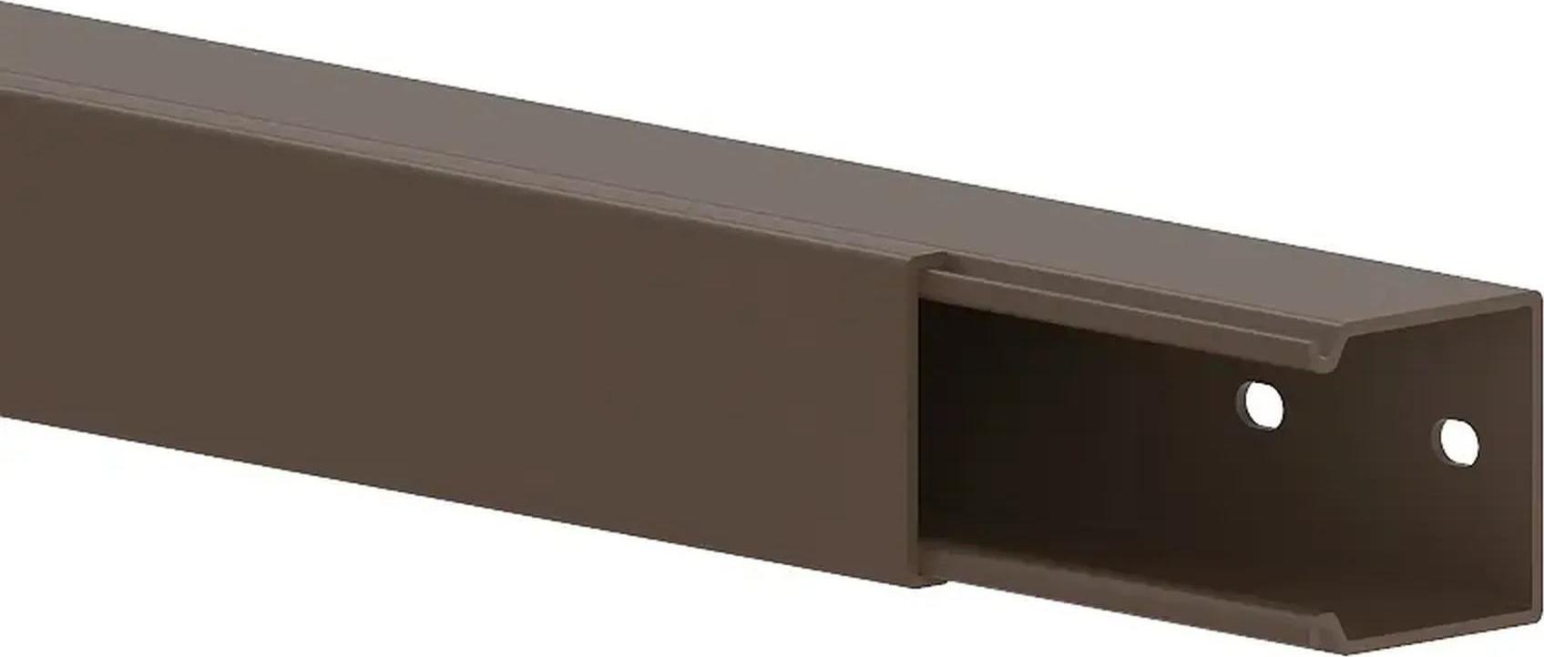 ggk cable management channel 30x30 brown 2m