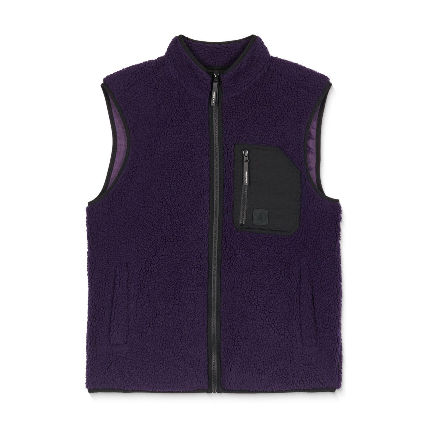 volcom vest muzzer fuzzar 70% polyester m