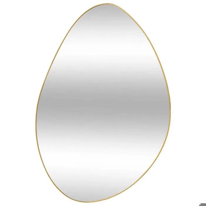 atmosphera unframed mirror roman gold 60x40cm