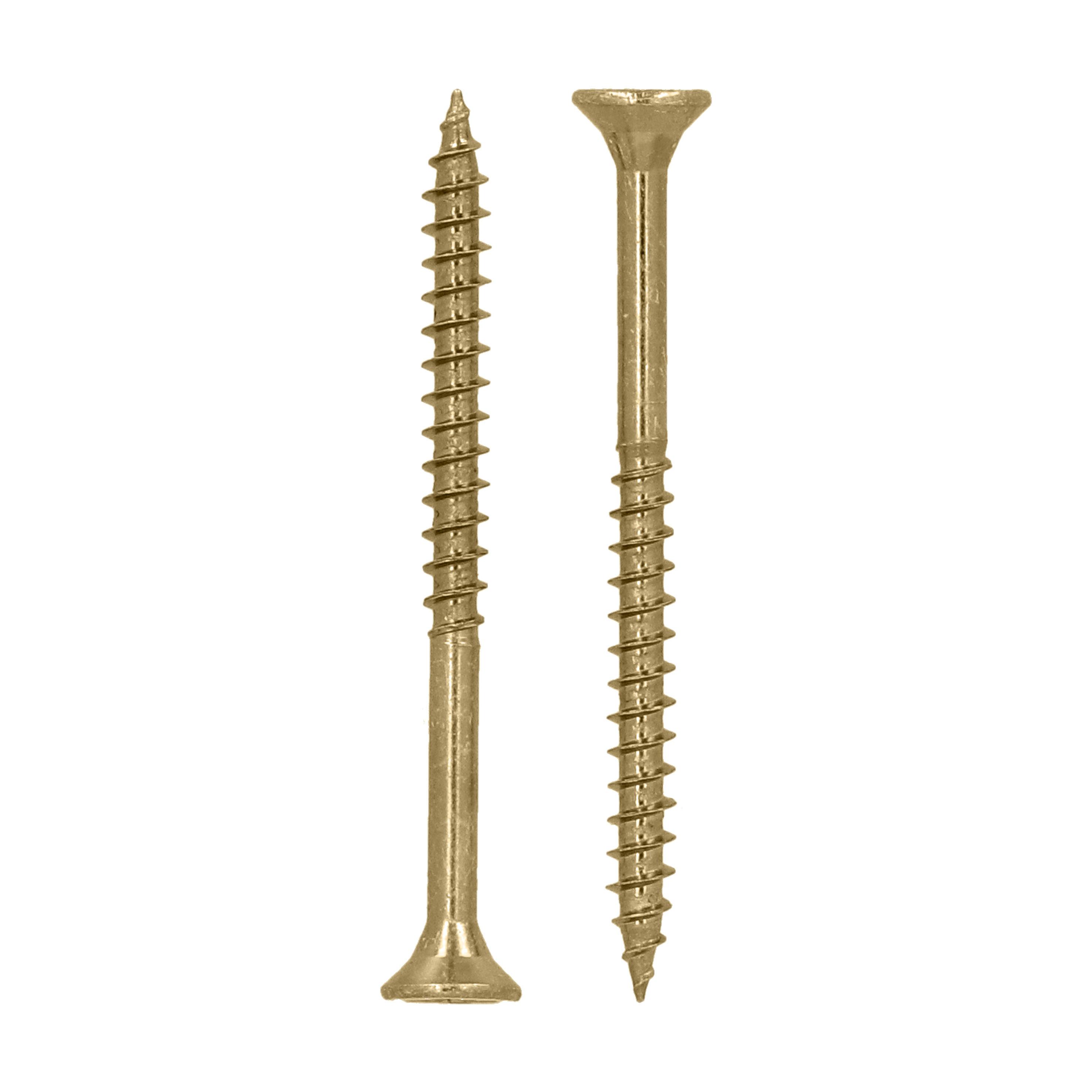 helpmate wood screws universal 4.0x40 yellow passivated 225 pack