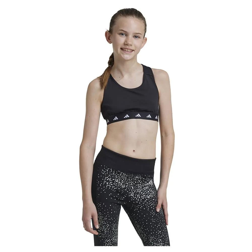 adidas sports bra techfit prime lift react junior black