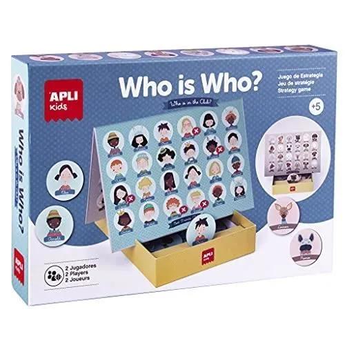 apli kids board game who is who 2 players