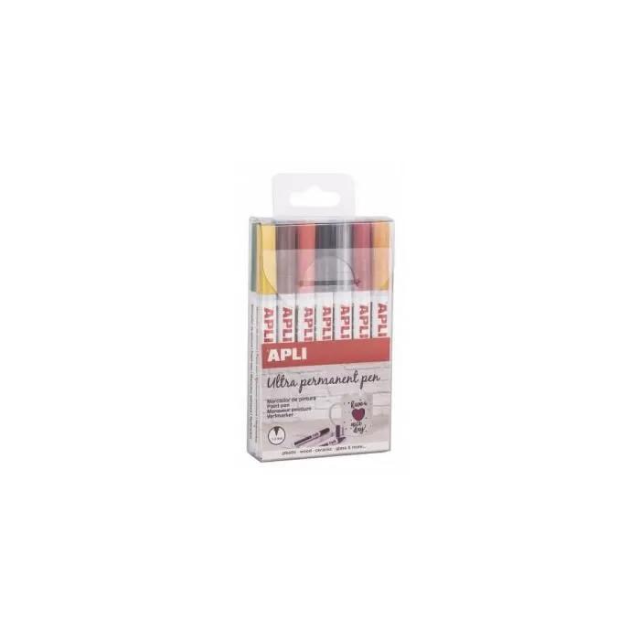 apli-agipa permanent markers ultra permanent 14 colors
