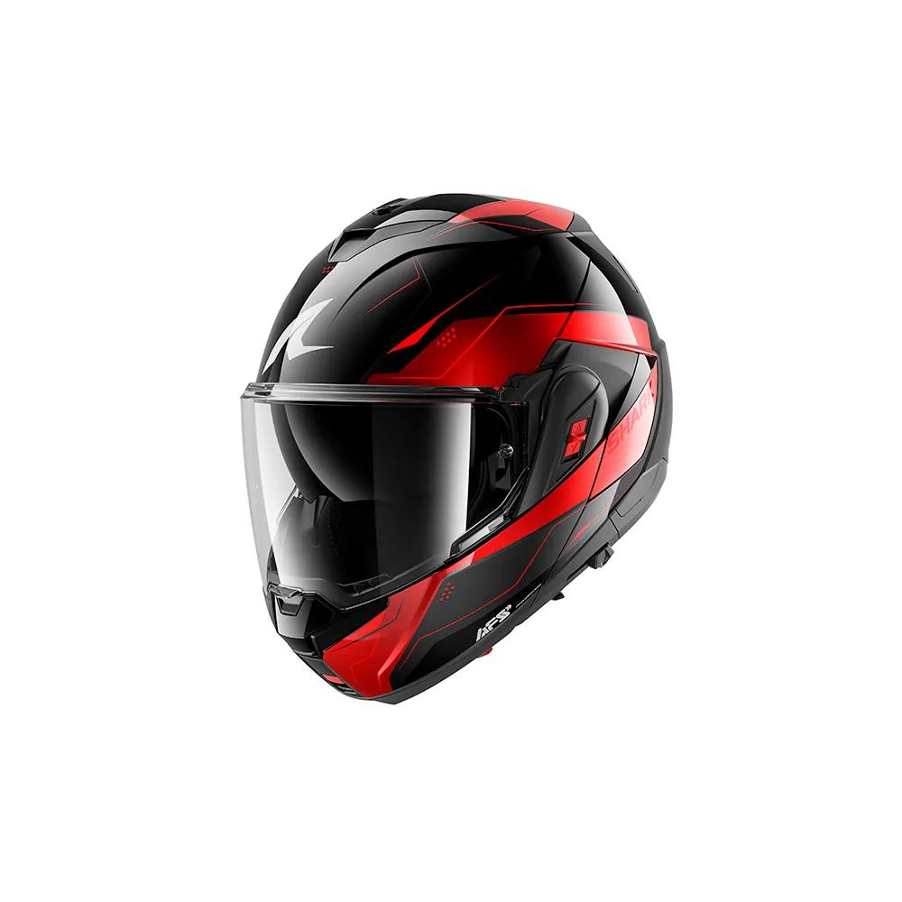 shark modular helmet oxo mekarium black m