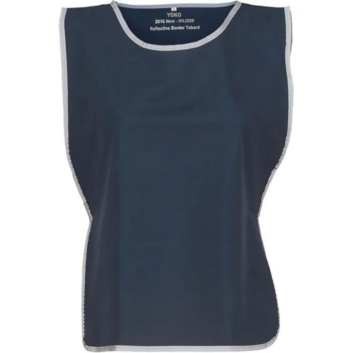 yoko reflective tabard hi-vis navy l/xl