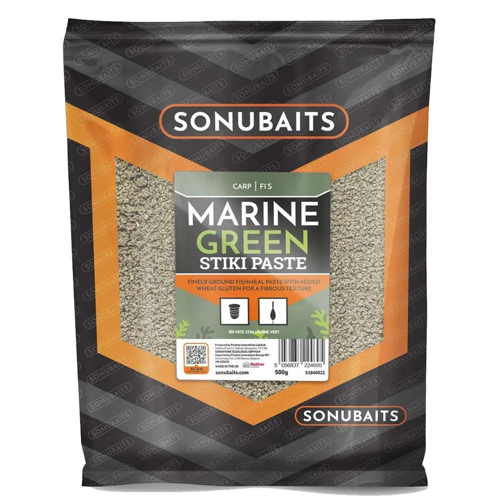 sonubaits groundbait stiki marine green 1kg