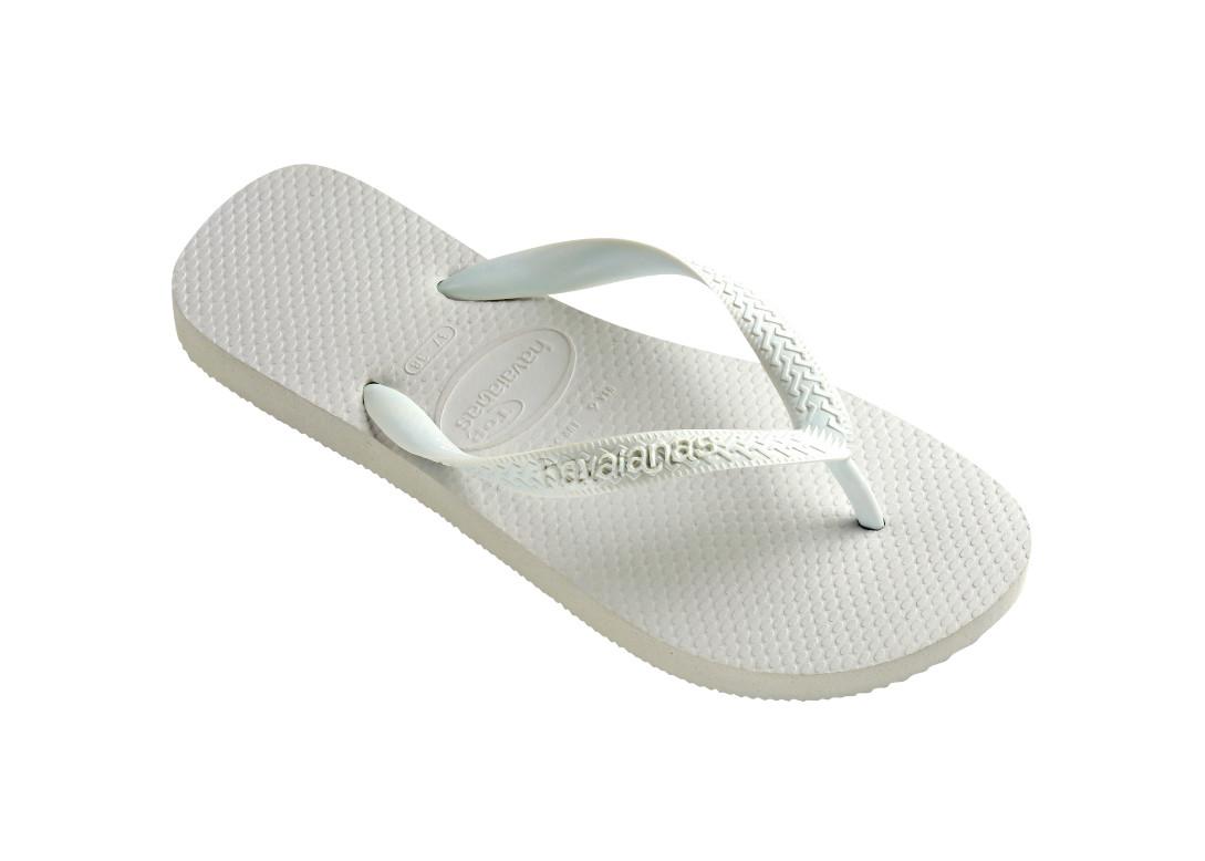 havaianas flip flops top white
