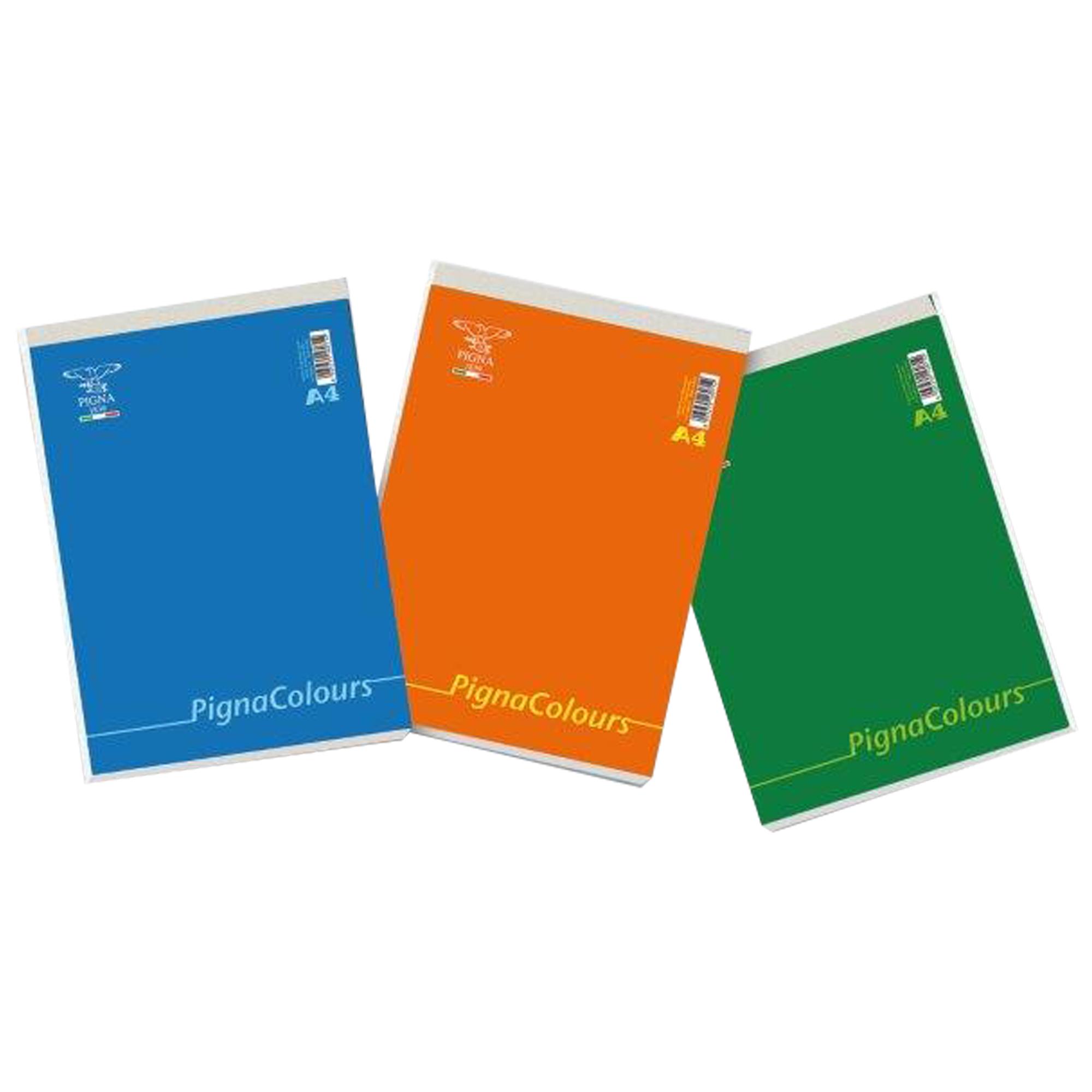 pigna notebook colours a4 5mm 10 pack