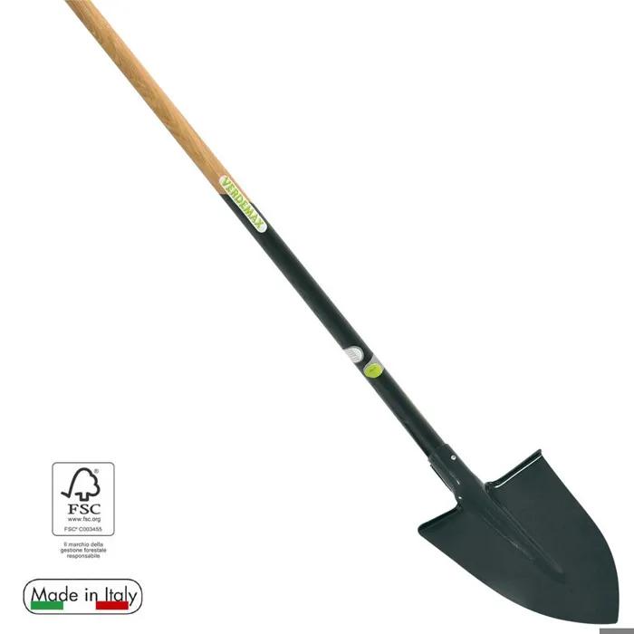 verdemax garden spade pointed blade 130cm