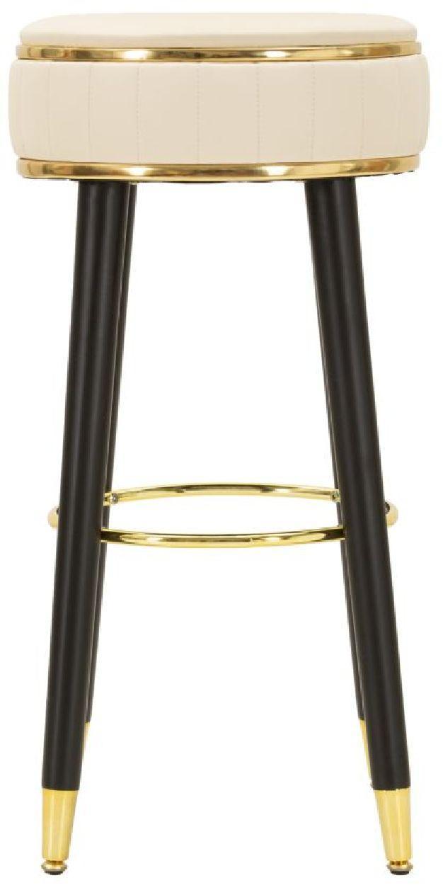 mauro ferretti bar stool london cream 38x74 cm