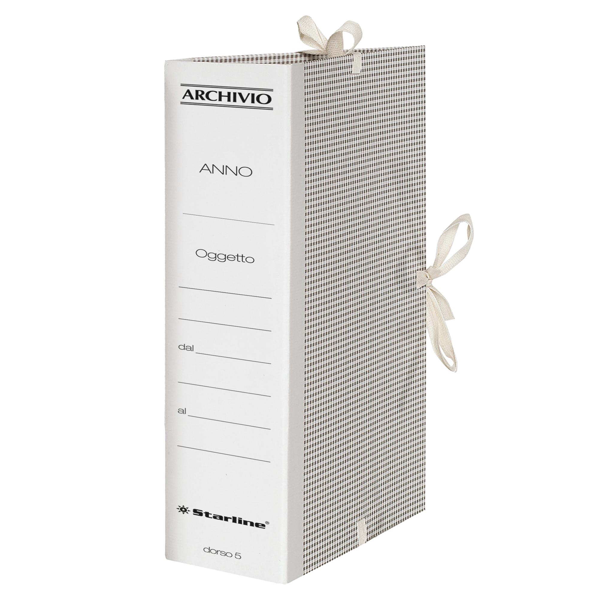 starline archive box fabric 35x25cm 5cm spine