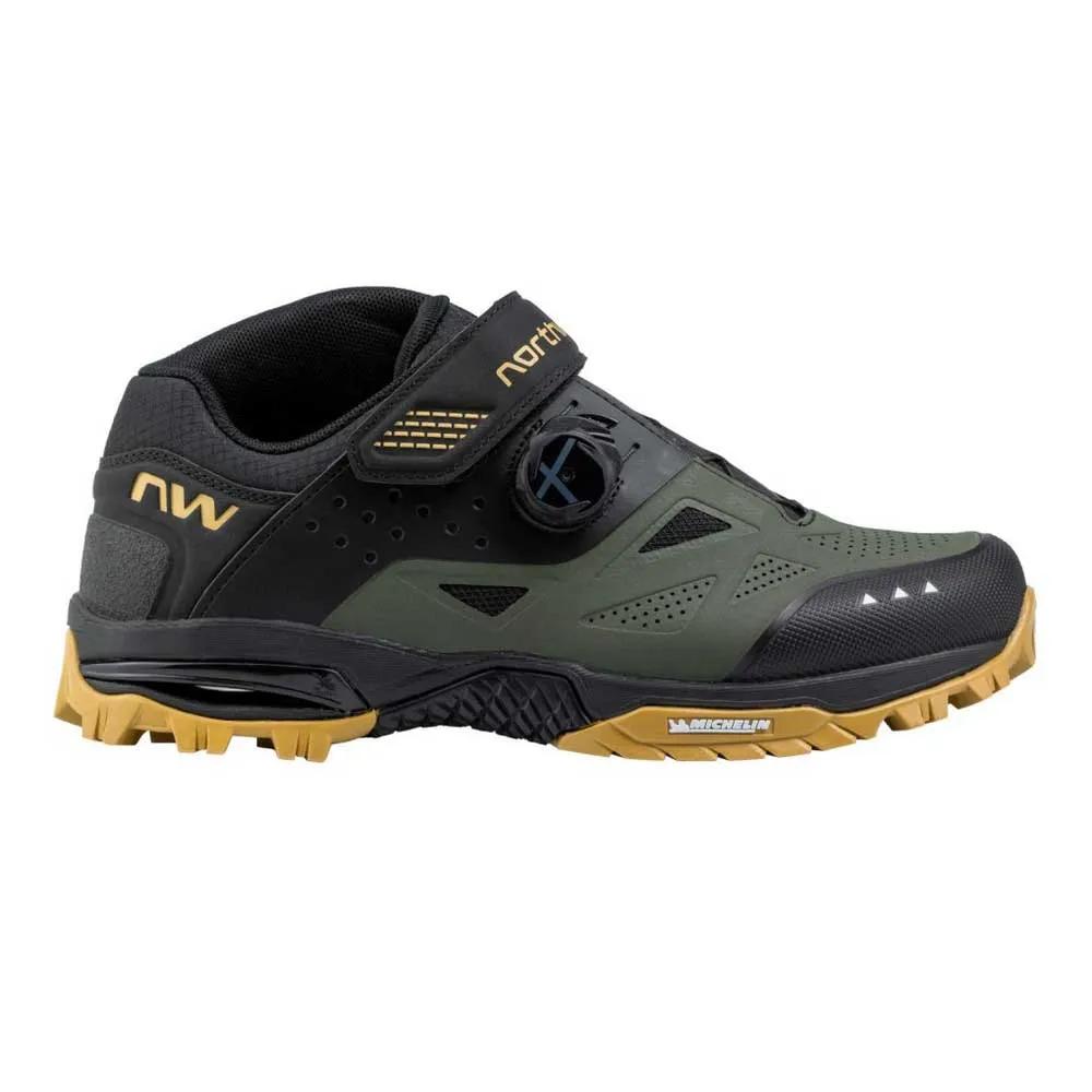 northwave mountain bike shoes enduro mid 2 green forest/black 44 eu