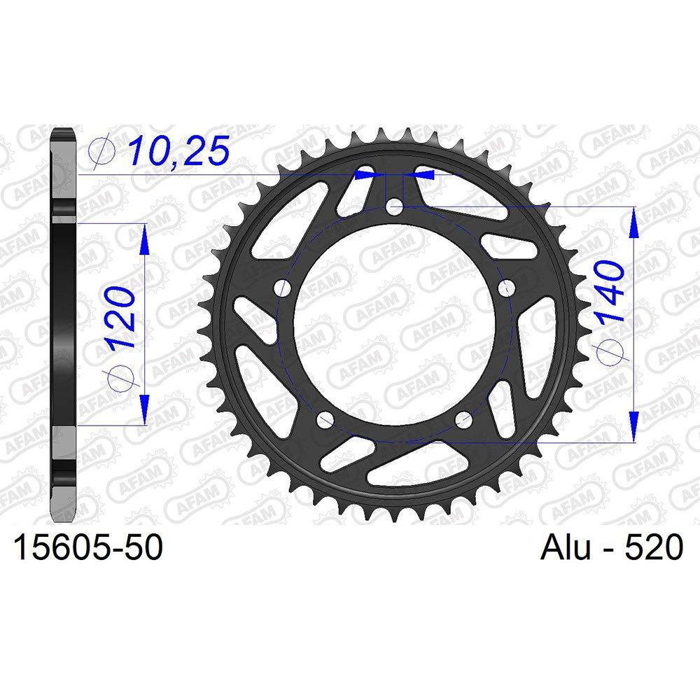 afam rear sprocket 15605 44t