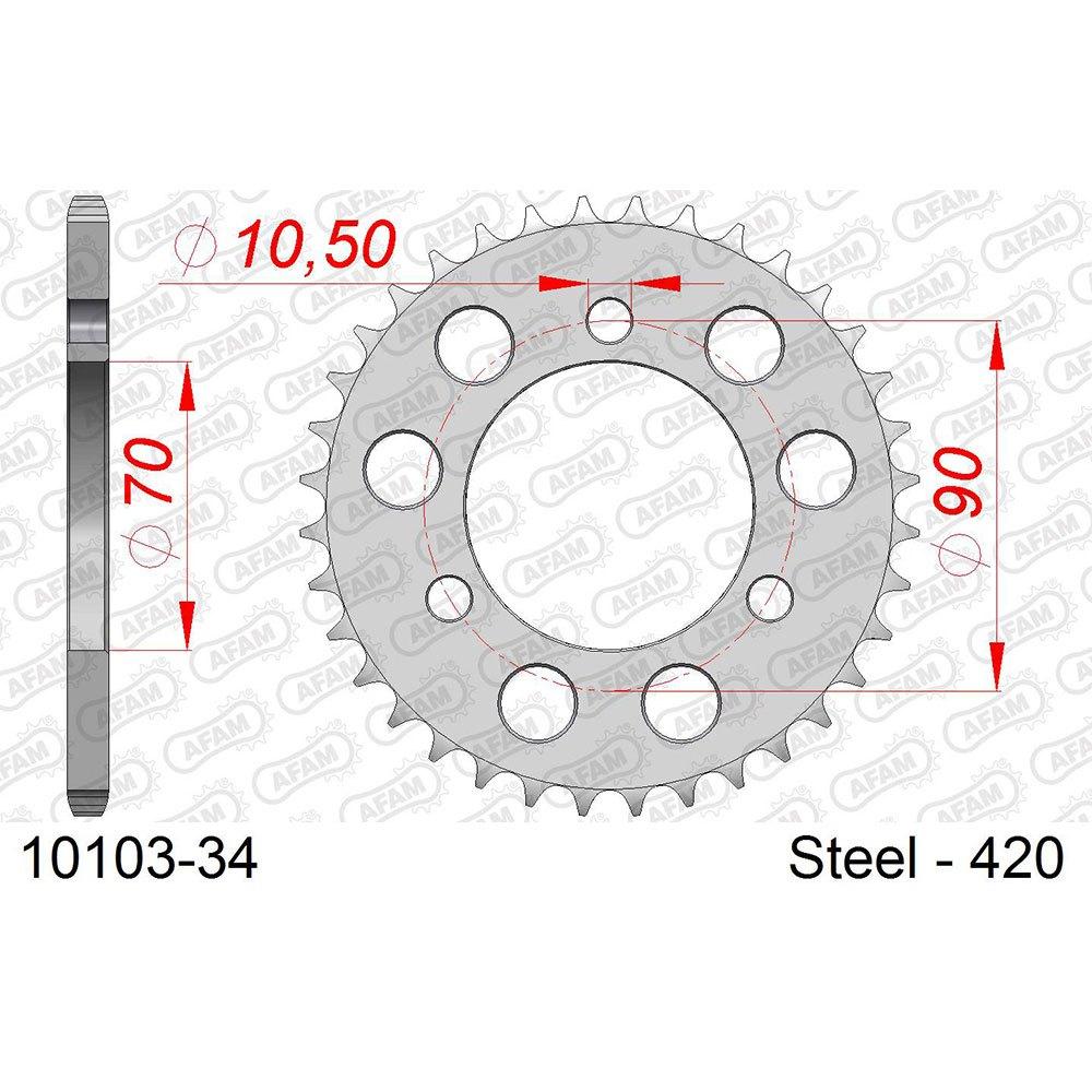 afam rear sprocket 10103-40 40t