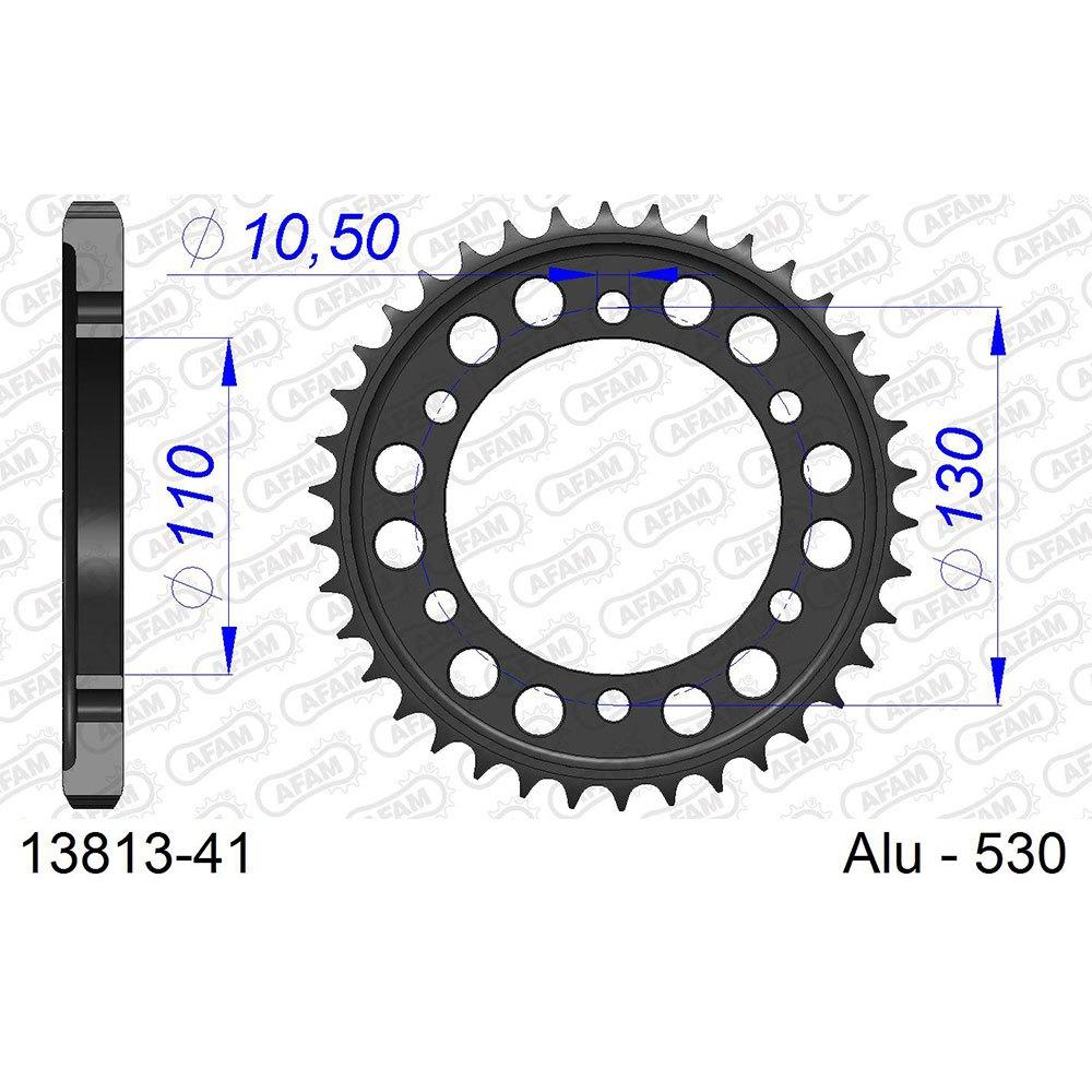 afam rear sprocket 13813 45t