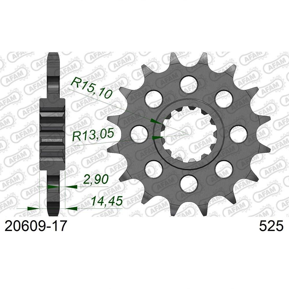 afam front sprocket 20609 17t