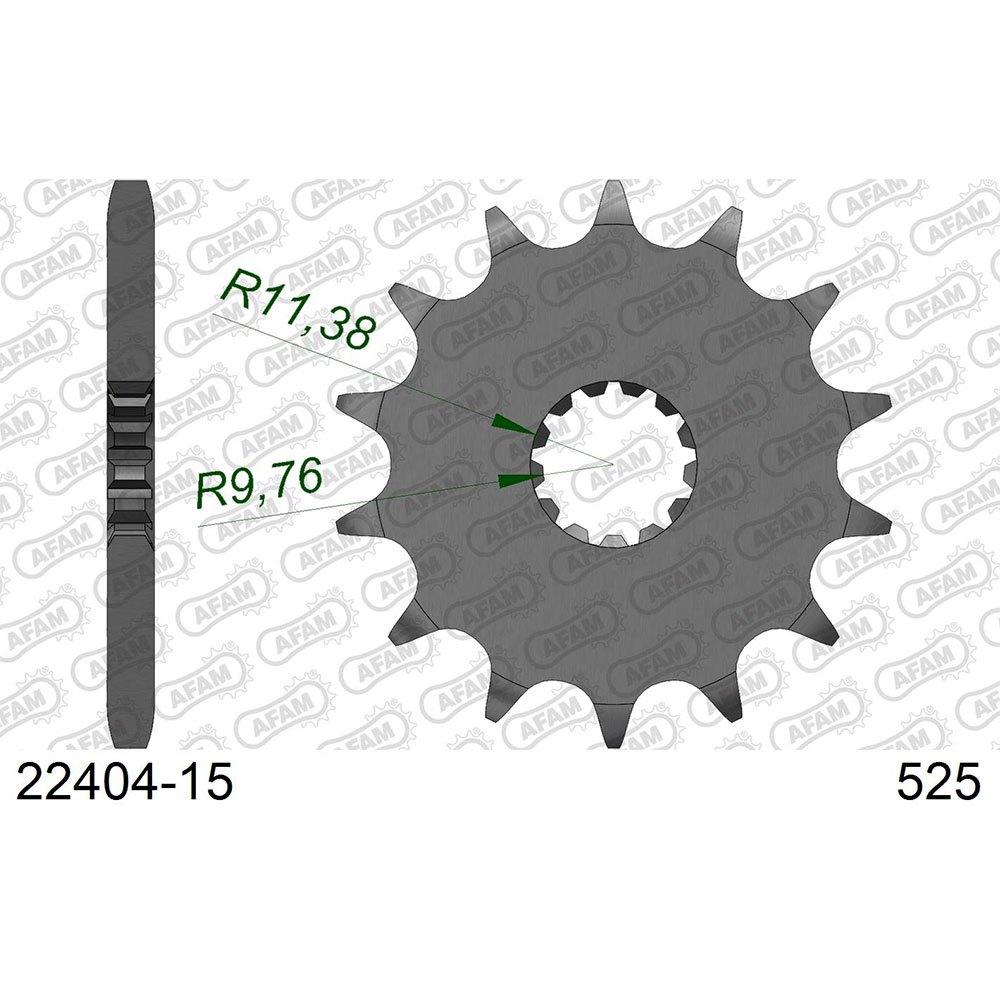 afam front sprocket 22404 15t