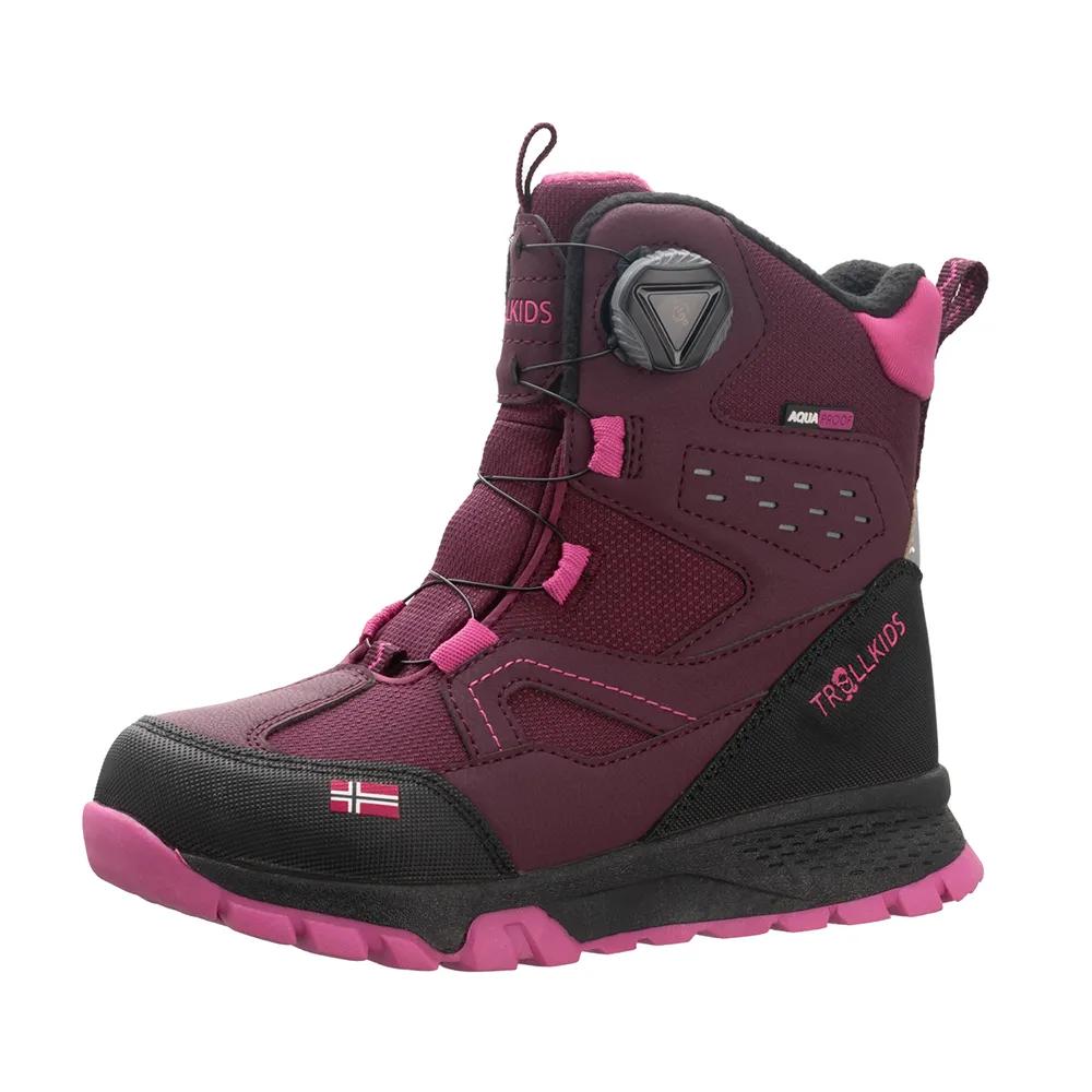 trollkids winter boots kirkenes waterproof fleece lining eu 30