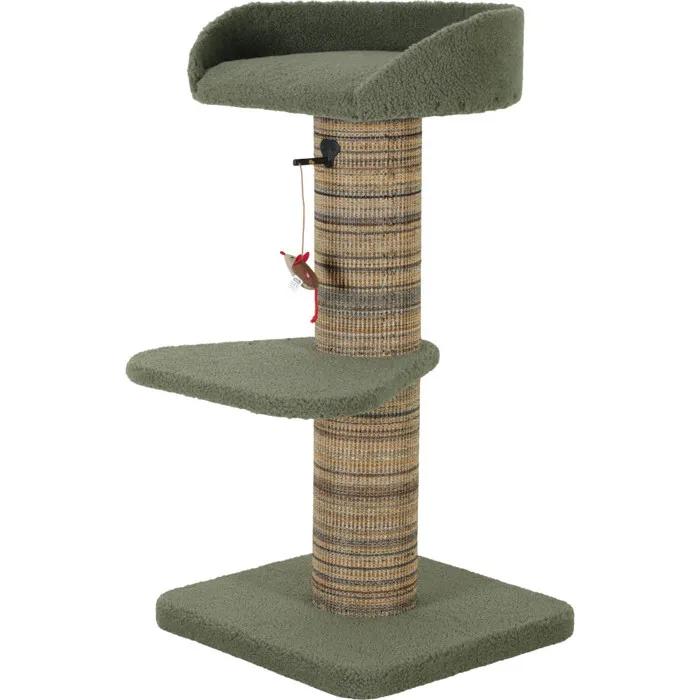 zolux cat scratching post boreal 95cm green