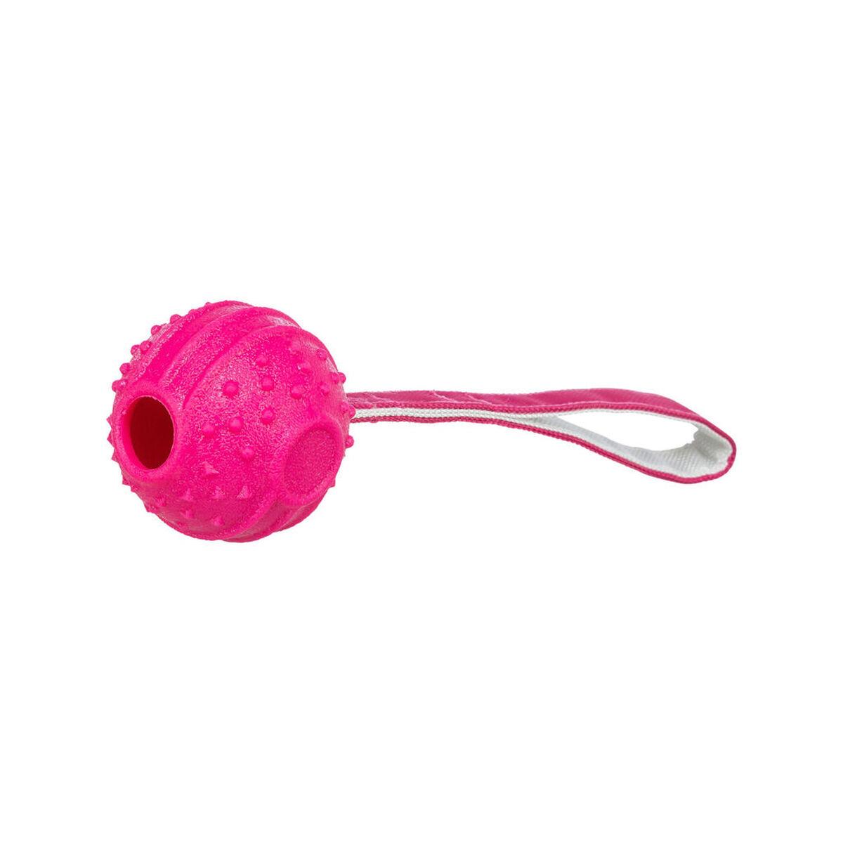 trixie dog toy soft & strong ball 29cm pink