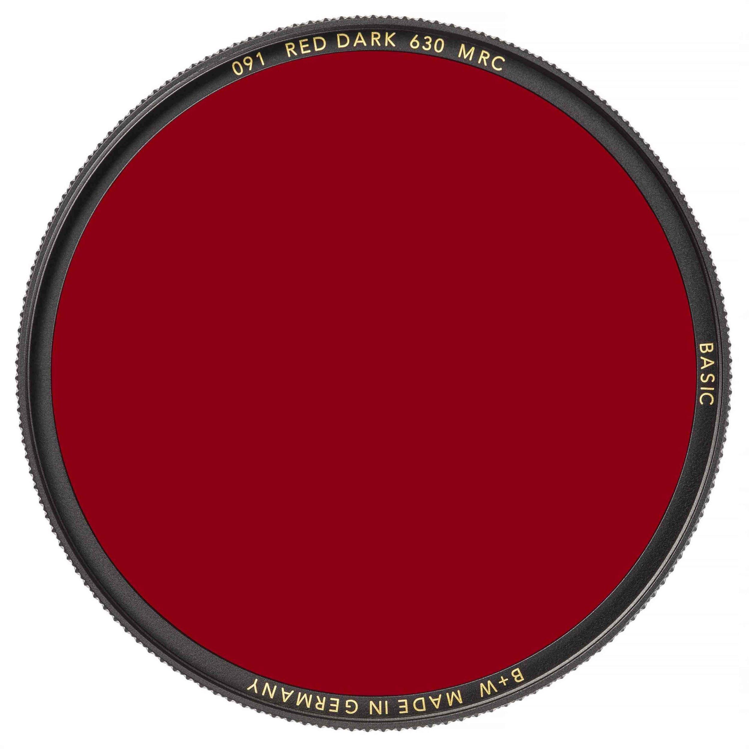 b+w photo filter red dark 630 mrc basic 58mm