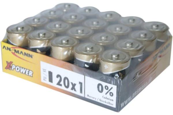 ansmann alkaline batteries lr14/c 20 pack
