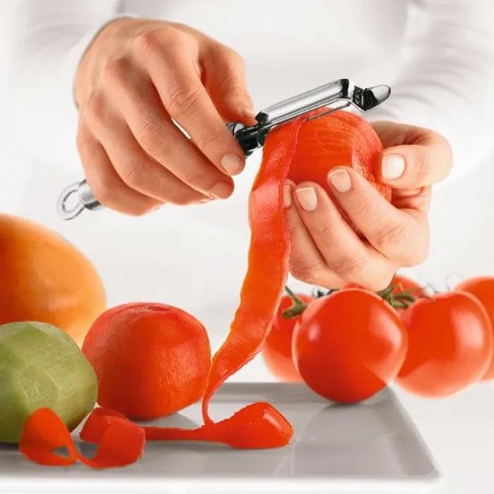 rosle tomato and kiwi peeler double blade stainless steel