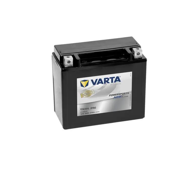varta motorcycle battery tx20l 18ah
