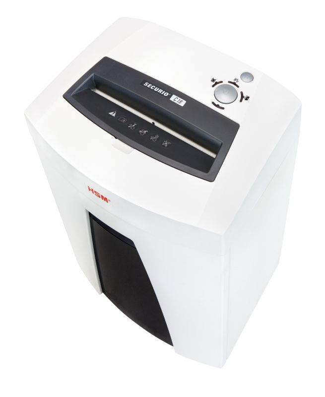 hsm paper shredder securio c18 3.9mm 15 sheets