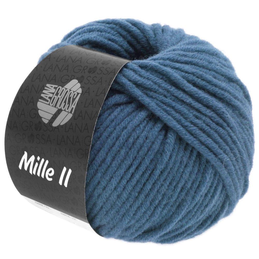 lana grossa yarn mille ii 50g dove blue