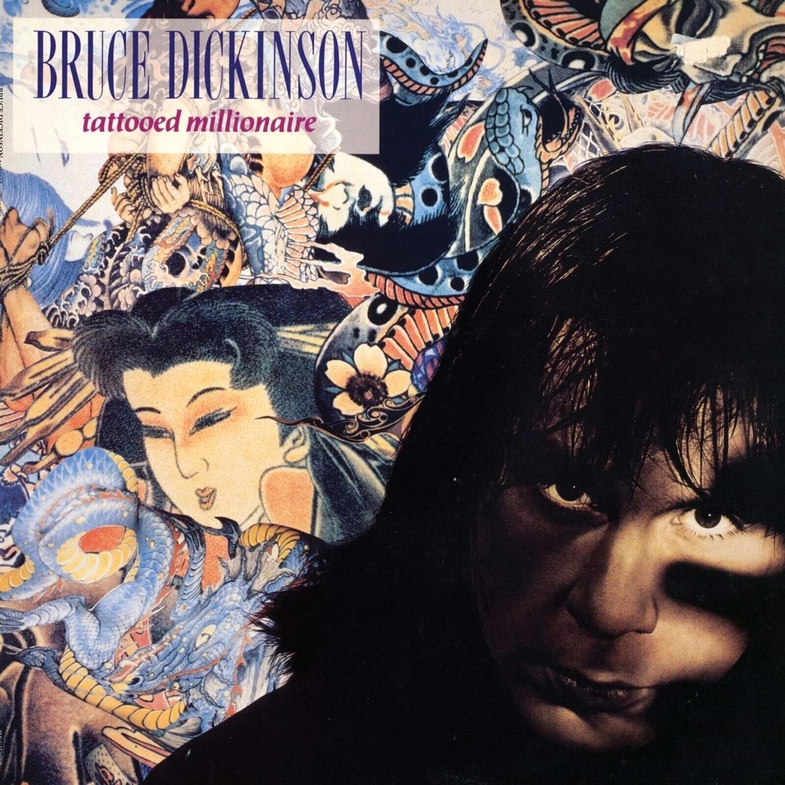 bruce dickinson vinyl album tattooed millionaire