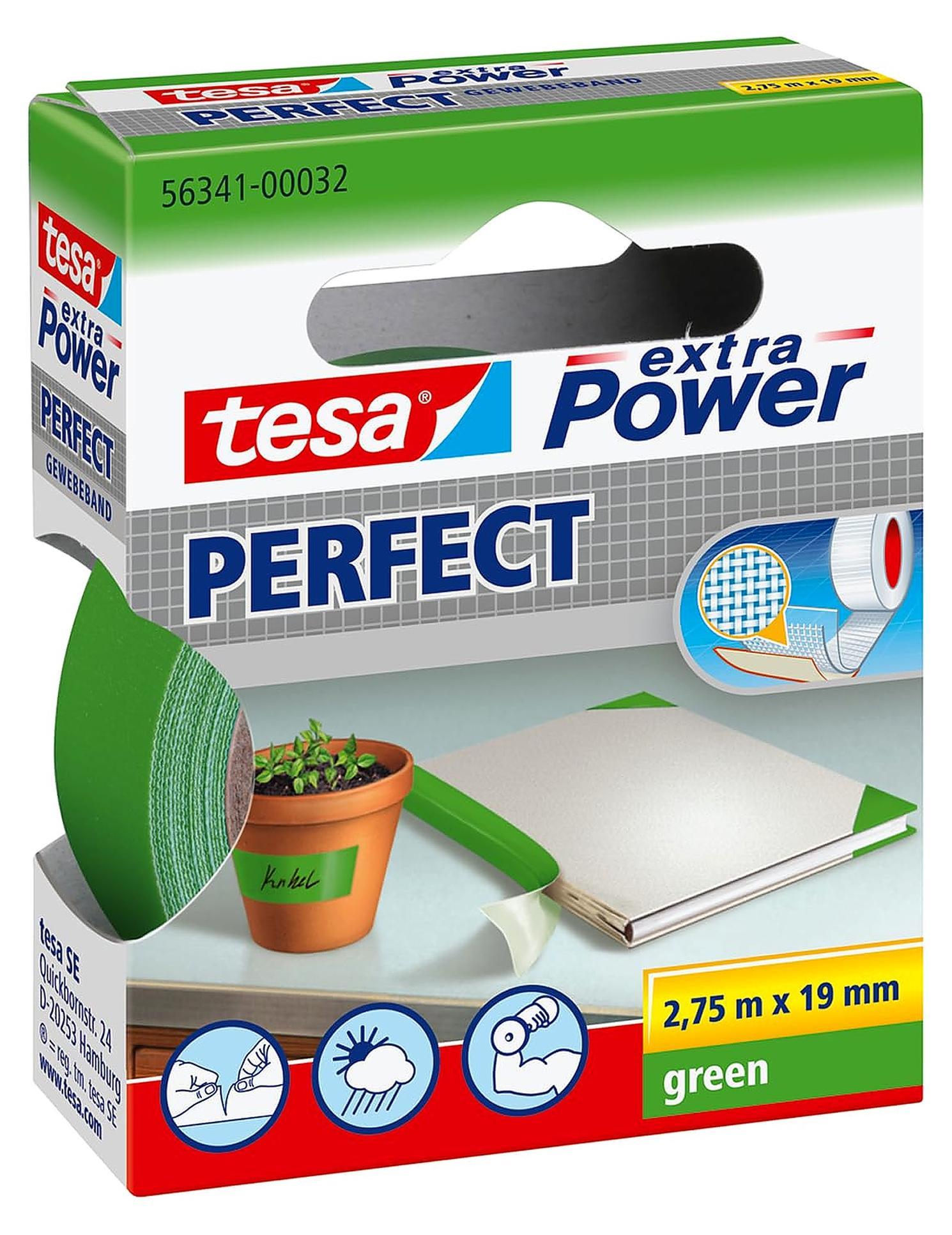 tesa single sided adhesive tape extra power perfect 2.75m x 19mm