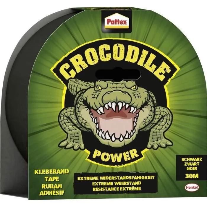 pattex adhesive tape crocodile power 30m x 48mm silver