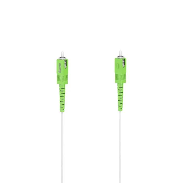 hama fiber optic cable sc-apc/sc-apc 10 gbit/s 6m