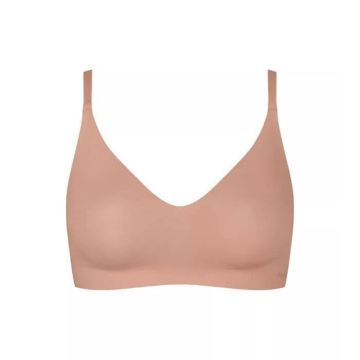 sloggi bralette zero microfibre 2.0 cameo brown l